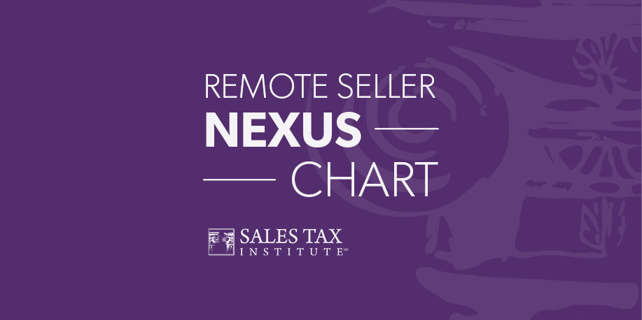 Remote Seller Nexus Chart